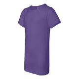 2616 LAT Girls' Fine Jersey Tee Purple