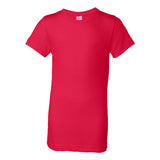 2616 LAT Girls' Fine Jersey Tee Red