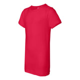 2616 LAT Girls' Fine Jersey Tee Red