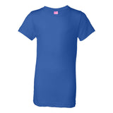 2616 LAT Girls' Fine Jersey Tee Royal