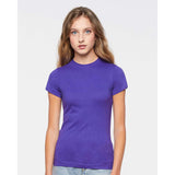 3616 LAT Women's Fitted Fine Jersey Tee Purple