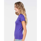 3616 LAT Women's Fitted Fine Jersey Tee Purple