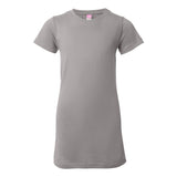 3616 LAT Women's Fitted Fine Jersey Tee Silver