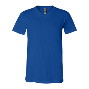 3005 BELLA + CANVAS Jersey V-Neck Tee True Royal