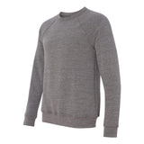 3901 BELLA + CANVAS Sponge Fleece Raglan Crewneck Sweatshirt Grey Triblend