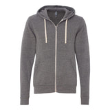 3909 BELLA + CANVAS Triblend Sponge Fleece Full-Zip Hoodie Grey Triblend