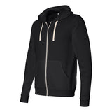 3909 BELLA + CANVAS Triblend Sponge Fleece Full-Zip Hoodie Solid Black Triblend