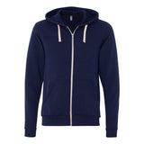 3909 BELLA + CANVAS Triblend Sponge Fleece Full-Zip Hoodie Navy Triblend