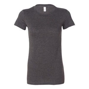 6004 BELLA + CANVAS Women's Slim Fit Tee Dark Grey Heather