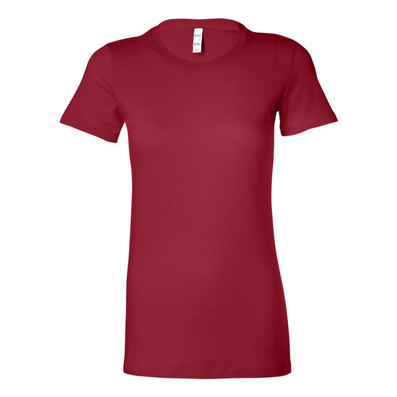 6004 BELLA + CANVAS Women's Slim Fit Tee Cardinal