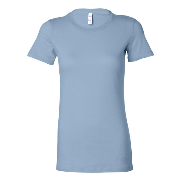 6004 BELLA + CANVAS Women's Slim Fit Tee Baby Blue