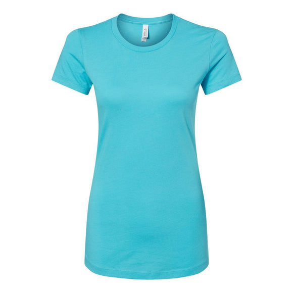 6004 BELLA + CANVAS Women's Slim Fit Tee Turquoise