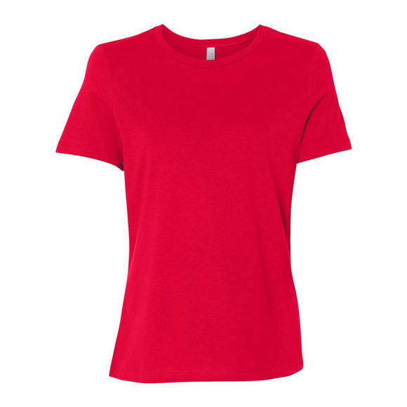 6400 BELLA + CANVAS Women’s Relaxed Jersey Tee Red