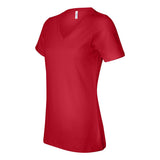 6405 BELLA + CANVAS Women’s Relaxed Jersey V-Neck Tee Red