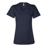 6405 BELLA + CANVAS Women’s Relaxed Jersey V-Neck Tee Navy