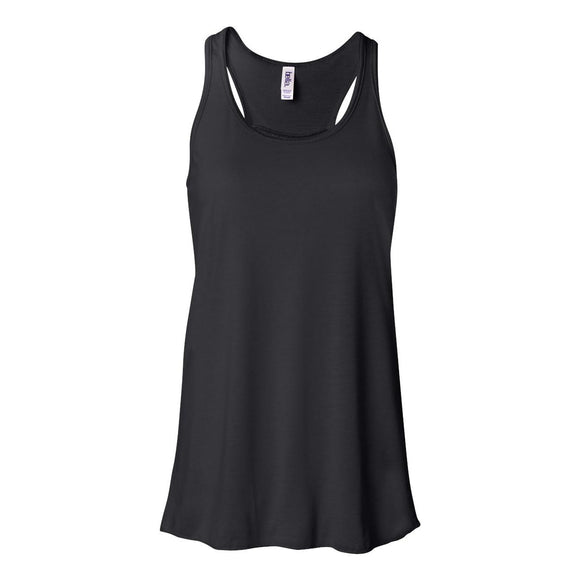 8800 BELLA + CANVAS Women's Flowy Racerback Tank Black