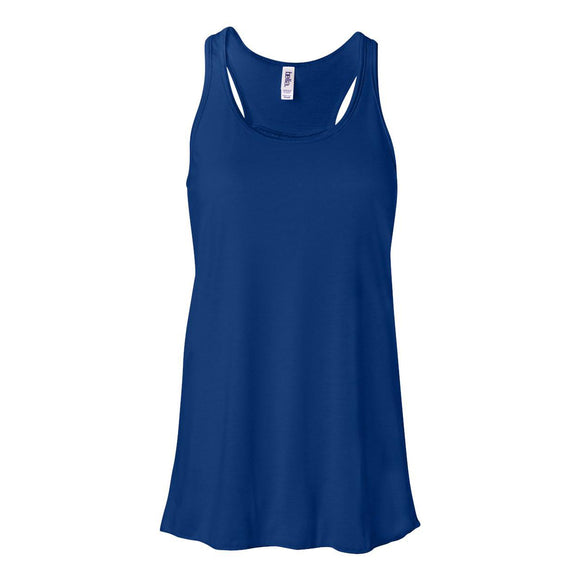 8800 BELLA + CANVAS Women's Flowy Racerback Tank True Royal