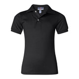 437YR JERZEES SpotShield™ Youth 50/50 Polo Black