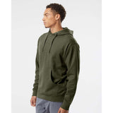 SS4500 Independent Trading Co. Midweight Hooded Sweatshirt Army Heather