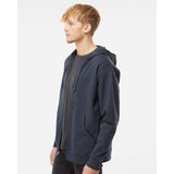 SS4500Z Independent Trading Co. Midweight Full-Zip Hooded Sweatshirt Classic Navy Heather