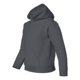 18500B Gildan Heavy Blend™ Youth Hooded Sweatshirt Charcoal