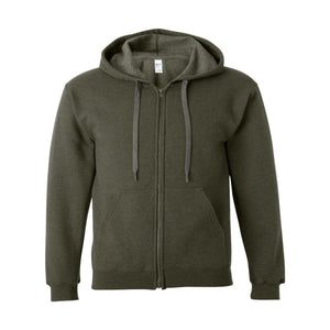 18700 Gildan Heavy Blend™ Vintage Full-Zip Hooded Sweatshirt Moss