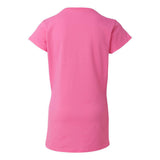 64V00L Gildan Softstyle® Women’s V-Neck T-Shirt Azalea