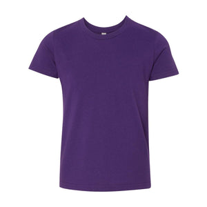 3001Y BELLA + CANVAS Youth Jersey Tee Team Purple