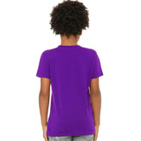 3001Y BELLA + CANVAS Youth Jersey Tee Team Purple