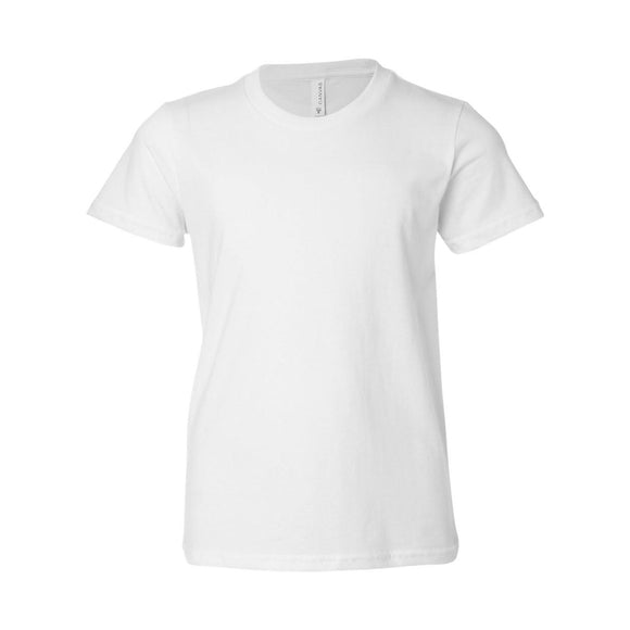 3001Y BELLA + CANVAS Youth Jersey Tee White