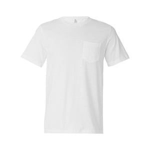 3021 BELLA + CANVAS Jersey Pocket Tee White