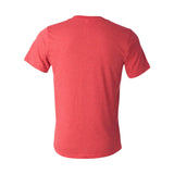 3415 BELLA + CANVAS Triblend V-Neck Short Sleeve Tee Red Triblend