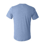 3415 BELLA + CANVAS Triblend V-Neck Short Sleeve Tee Blue Triblend