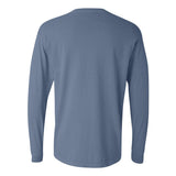 6014 Comfort Colors Garment-Dyed Heavyweight Long Sleeve T-Shirt Blue Jean