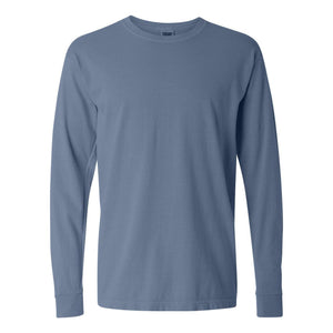 6014 Comfort Colors Garment-Dyed Heavyweight Long Sleeve T-Shirt Blue Jean