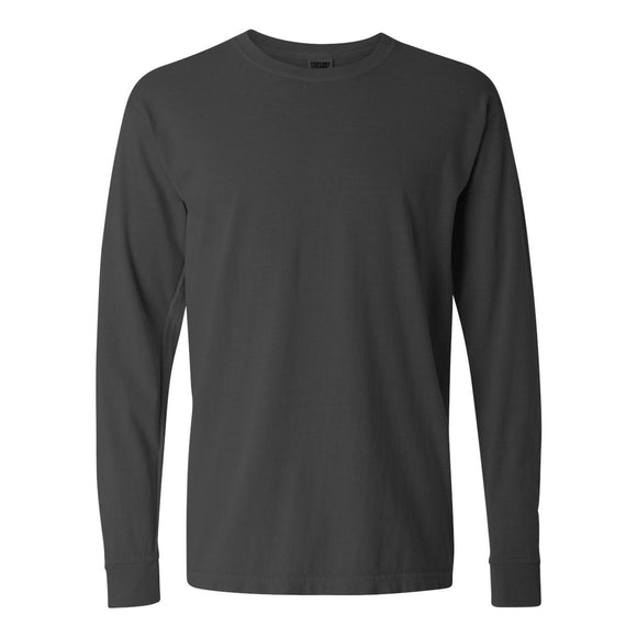 6014 Comfort Colors Garment-Dyed Heavyweight Long Sleeve T-Shirt Pepper