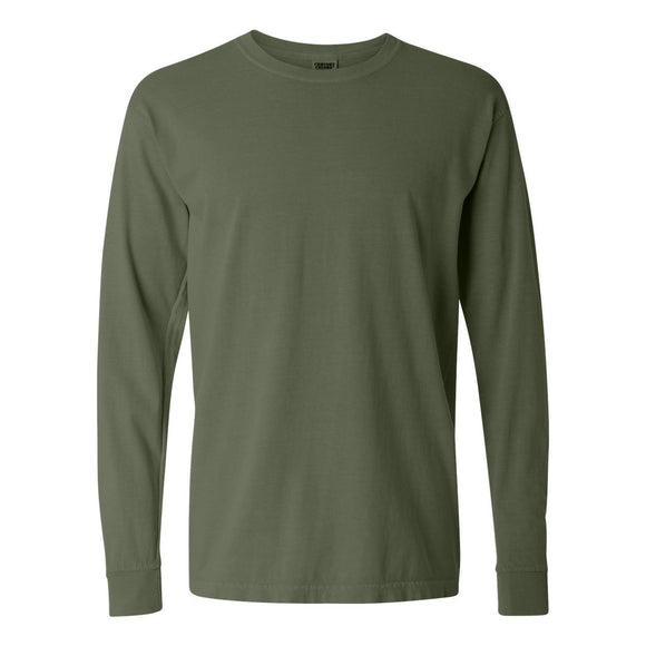 6014 Comfort Colors Garment-Dyed Heavyweight Long Sleeve T-Shirt Hemp