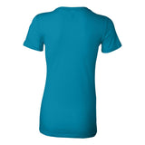 6004 BELLA + CANVAS Women's Slim Fit Tee Aqua