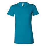 6004 BELLA + CANVAS Women's Slim Fit Tee Aqua