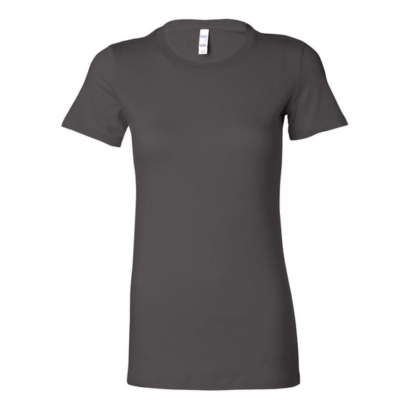 6004 BELLA + CANVAS Women's Slim Fit Tee Asphalt