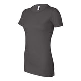 6004 BELLA + CANVAS Women's Slim Fit Tee Asphalt