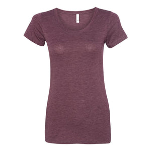 8413 BELLA + CANVAS Women's Triblend Tee Maroon Triblend