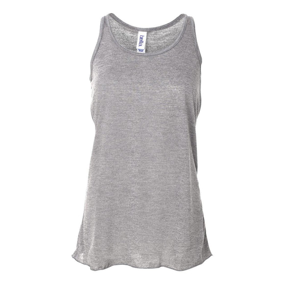 8800 BELLA + CANVAS Women's Flowy Racerback Tank Athletic Heather