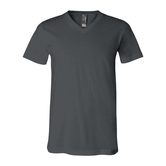 3005 BELLA + CANVAS Jersey V-Neck Tee Asphalt