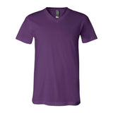 3005 BELLA + CANVAS Jersey V-Neck Tee Team Purple