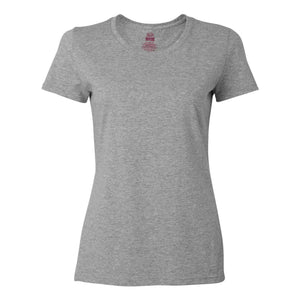 L3930R Fruit of the Loom HD Cotton Women's Short Sleeve T-Shirt Athletic Heather