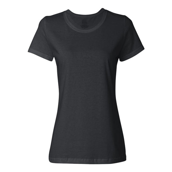 L3930R Fruit of the Loom HD Cotton Women's Short Sleeve T-Shirt Black