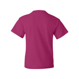 3930BR Fruit of the Loom HD Cotton Youth Short Sleeve T-Shirt Cyber Pink