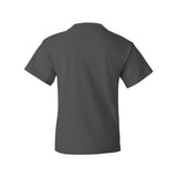 3930BR Fruit of the Loom HD Cotton Youth Short Sleeve T-Shirt Charcoal Grey