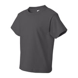 3930BR Fruit of the Loom HD Cotton Youth Short Sleeve T-Shirt Charcoal Grey